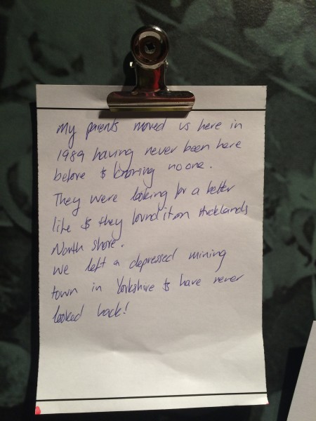 A migration story at the NZ Maritime Museum in Auckland.