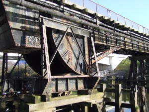 Morfa Lifting Bridge over the Tawe Navigation, unlisted (credit: Brian Perrins)