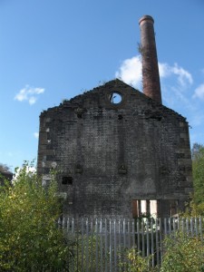 Vivian and Sons engine house and chimney, 1860, Hafod Copperworks, Swansea