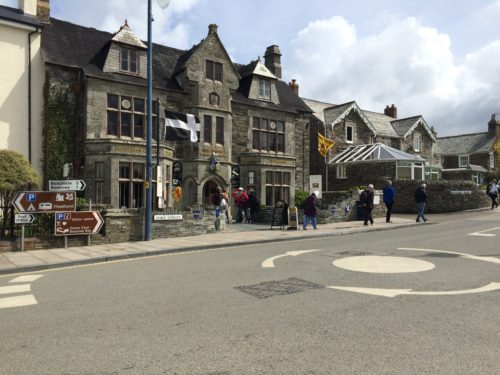 King Arthur's Great Halls, Tintagel village.