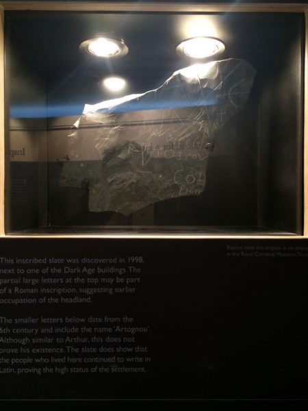 Artognou stone demonstrating Dumnonian literacy and culture, not Arthur.
