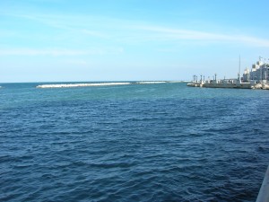 View to the Mediterranean from Bari, Apulia